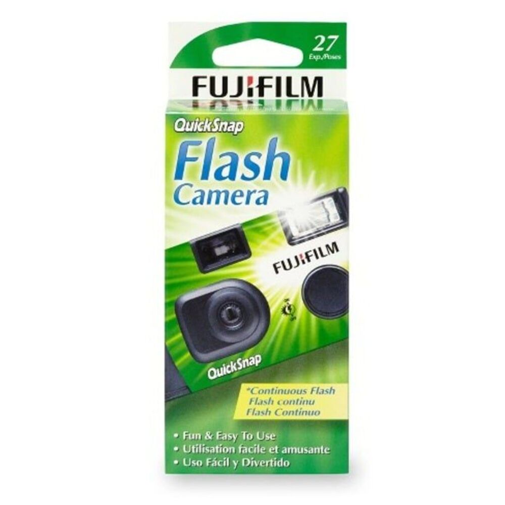 Fujifilm QuickSnap Flash 400 Disposable Camera 27 Exp Sealed Expired 06/2024